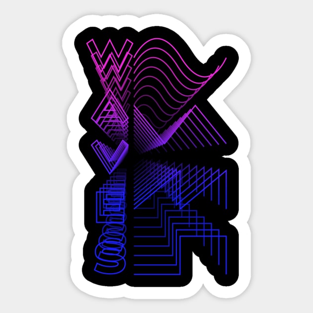 Waves Waveform Audio Digital Design Modular Gift Sticker by star trek fanart and more